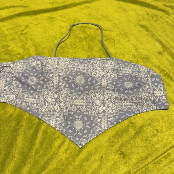 Lavender Bandana Party Sz Med Tube Top and L-XL One Piece - Picture 3 of 10